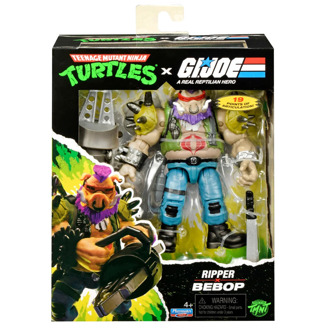 Teenage Mutant Ninja Turtles X G.I.JOE Ripper X BEBOP
