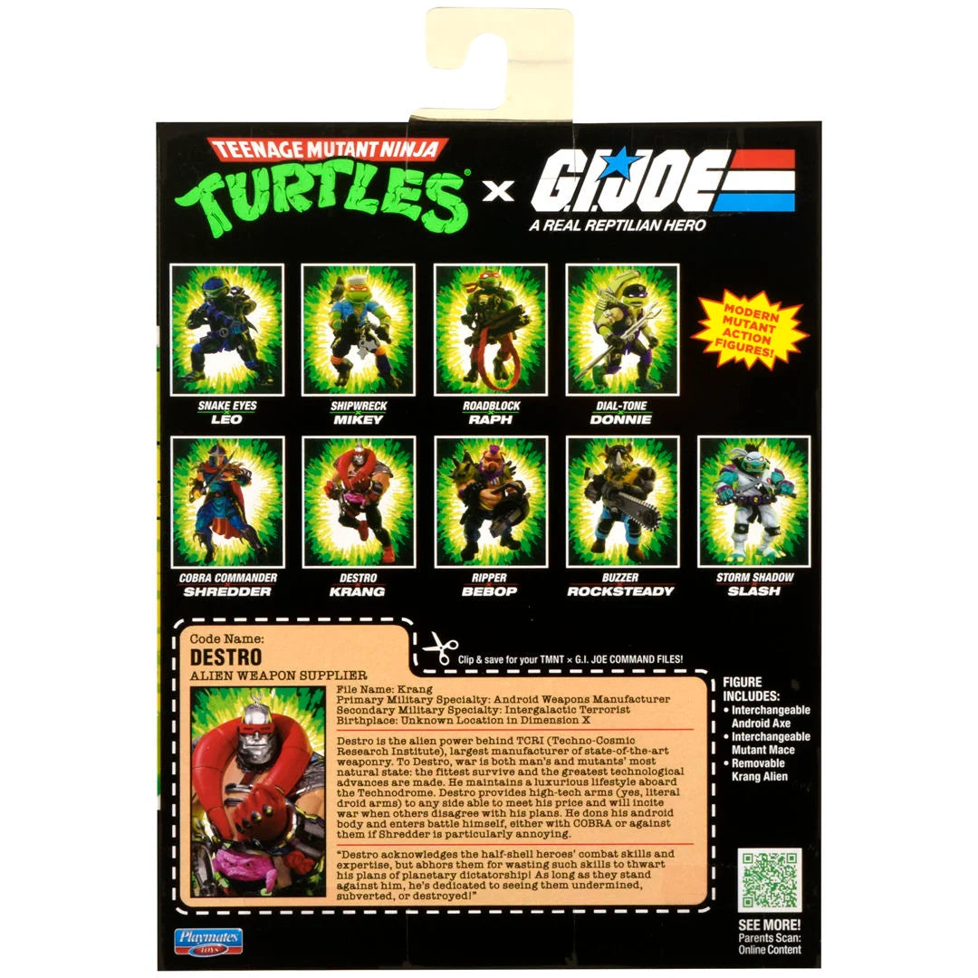 Tennage Mutant Ninja Turtles X G.I.JOE Destro X Krang