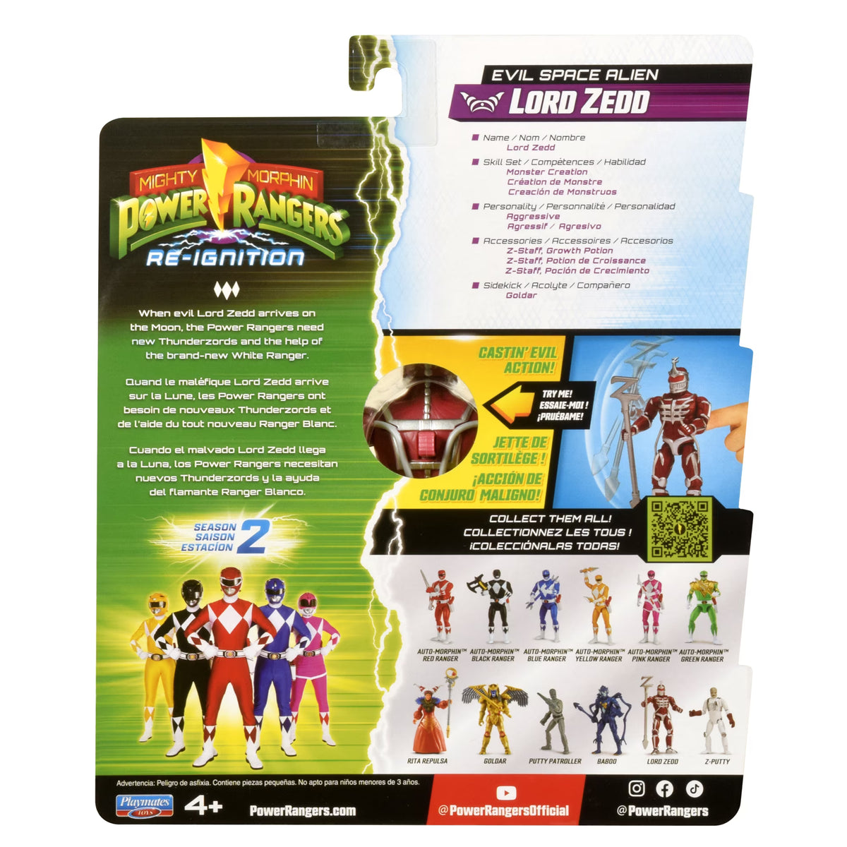 Mighty Morphin Power Rangers Re-Ignition Lord Zedd