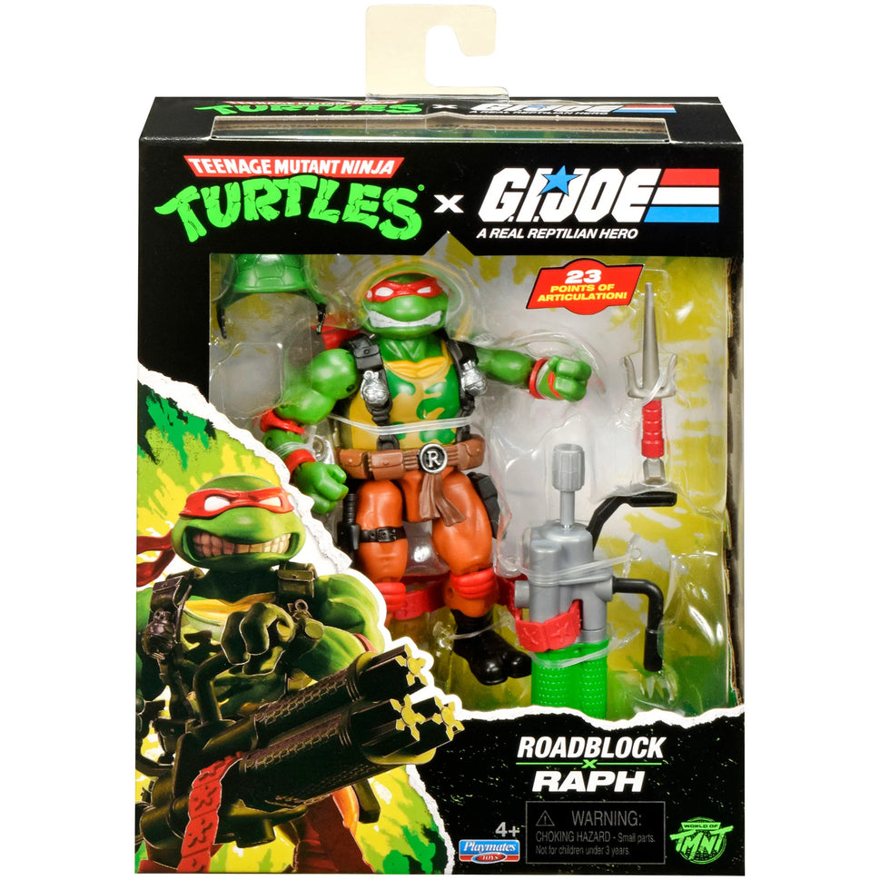 Teenage Mutant Ninja Turtles X G.I.JOE Roadblock X Raph