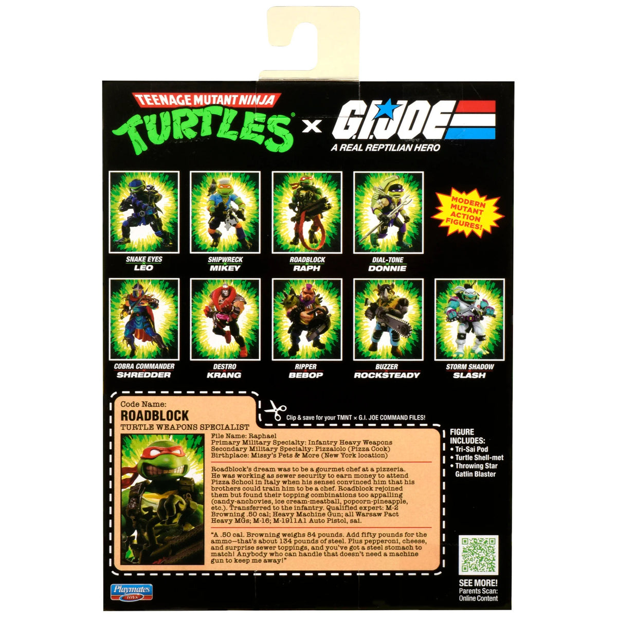 Teenage Mutant Ninja Turtles X G.I.JOE Roadblock X Raph