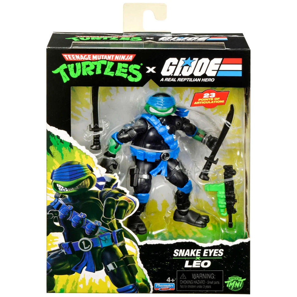 Teenage Mutant Ninja Turtles X G.I.JOE Snake Eyes X Leo
