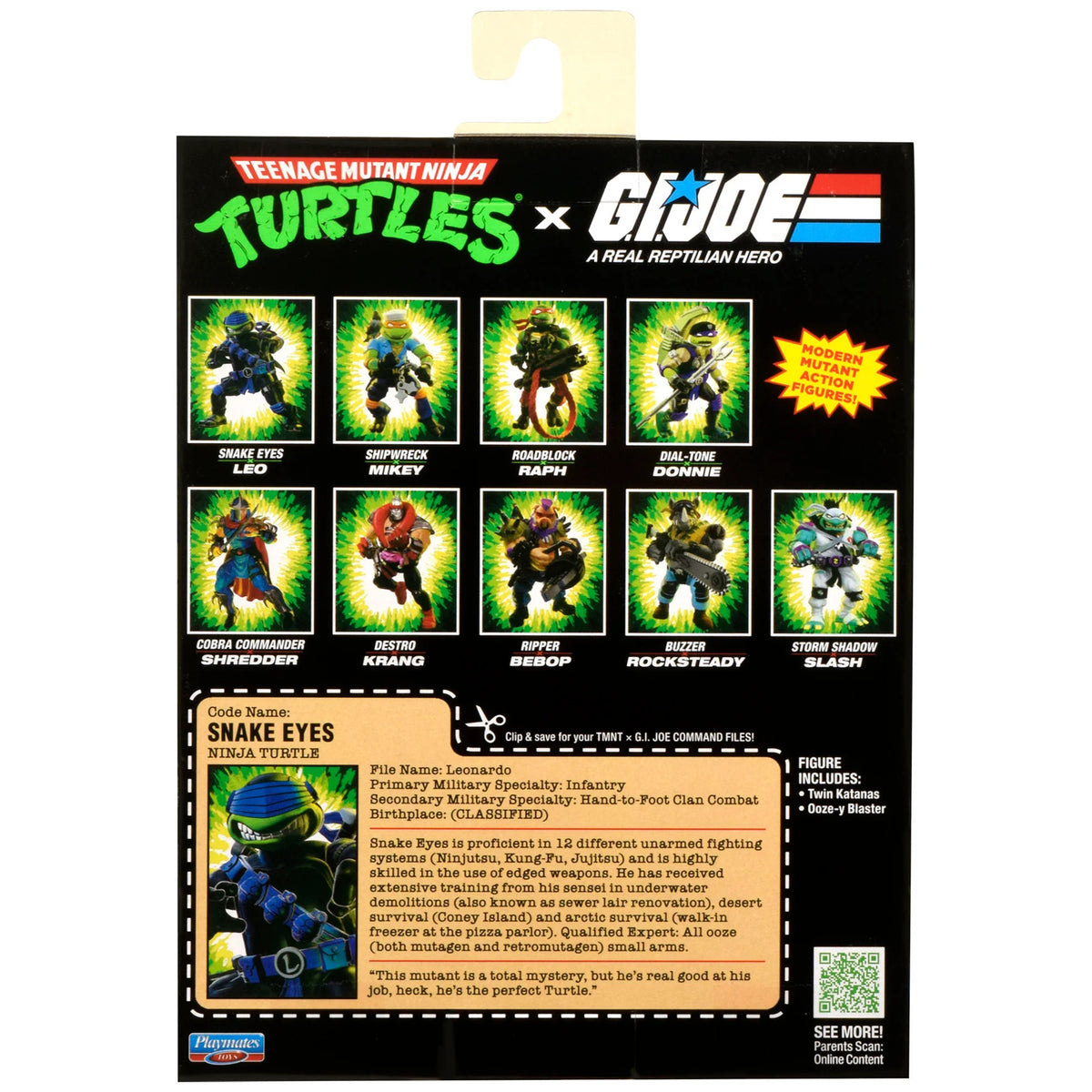 Teenage Mutant Ninja Turtles X G.I.JOE Snake Eyes X Leo