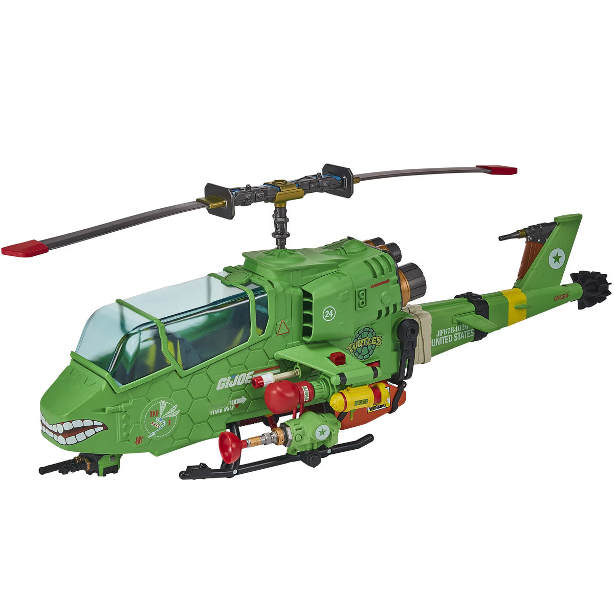 Teenage Mutant Ninja Turtles X G.I.JOE Turtle-Fly Copter w/ spinning Katana Blades