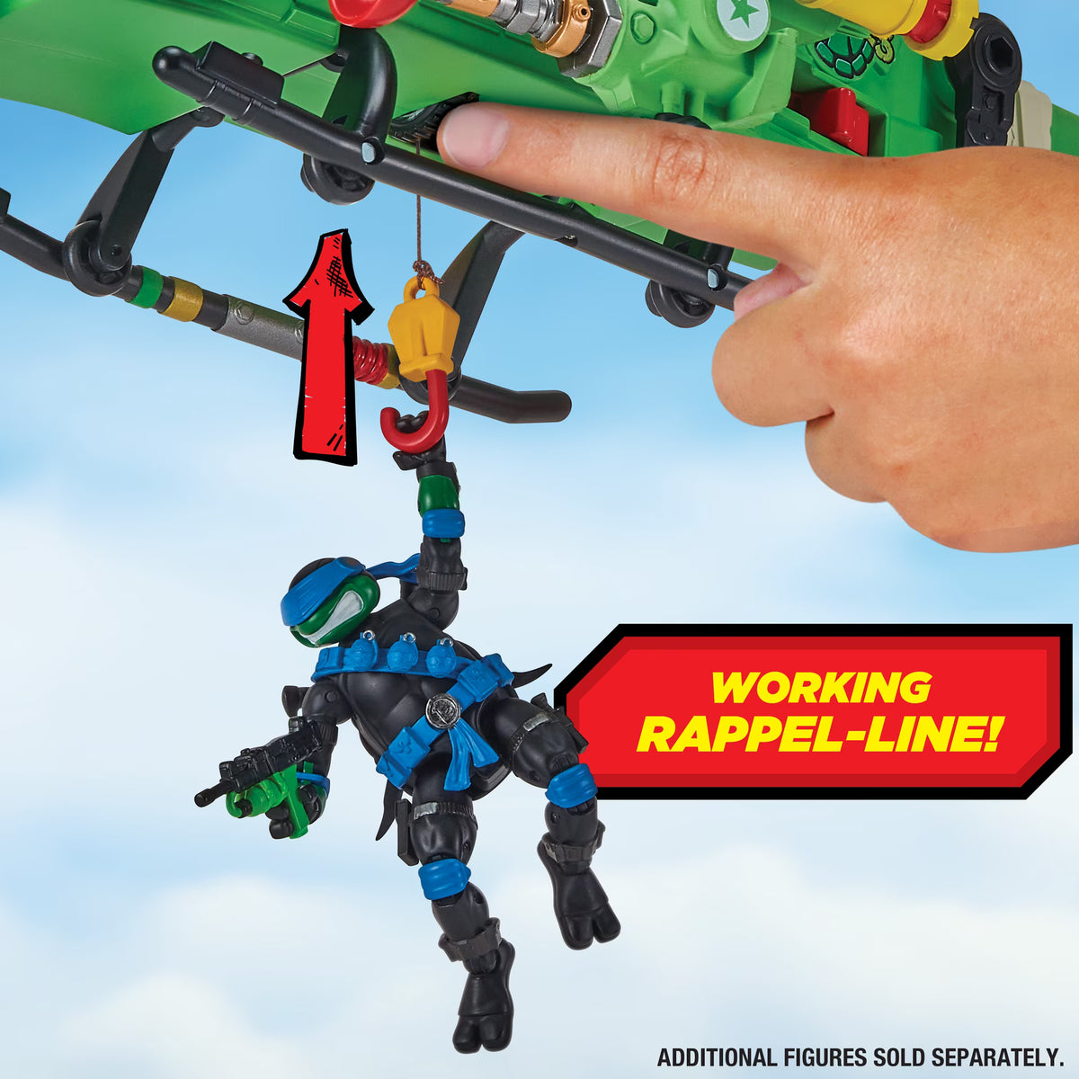 Teenage Mutant Ninja Turtles X G.I.JOE Turtle-Fly Copter w/ spinning Katana Blades