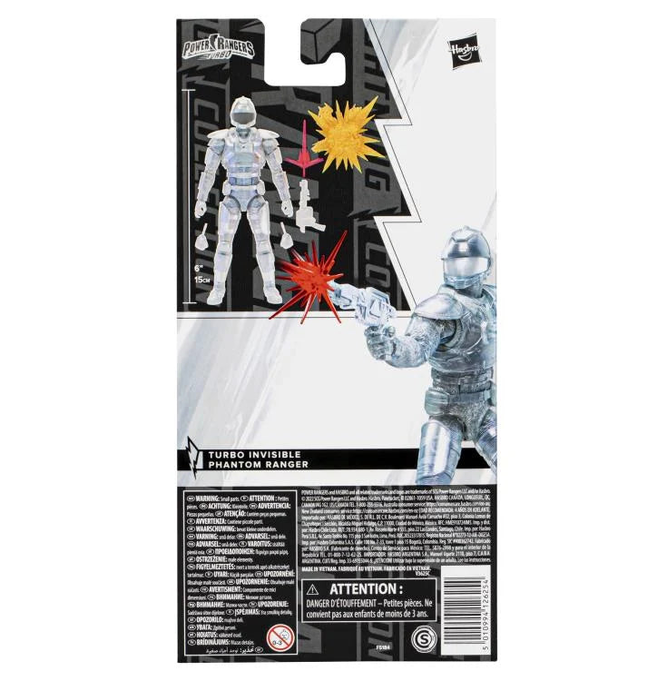 MIGHTY MORPHIN POWER RANGERS LIGHTNING COLLECTION TURBO INVISIBLE PHANTOM RANGER