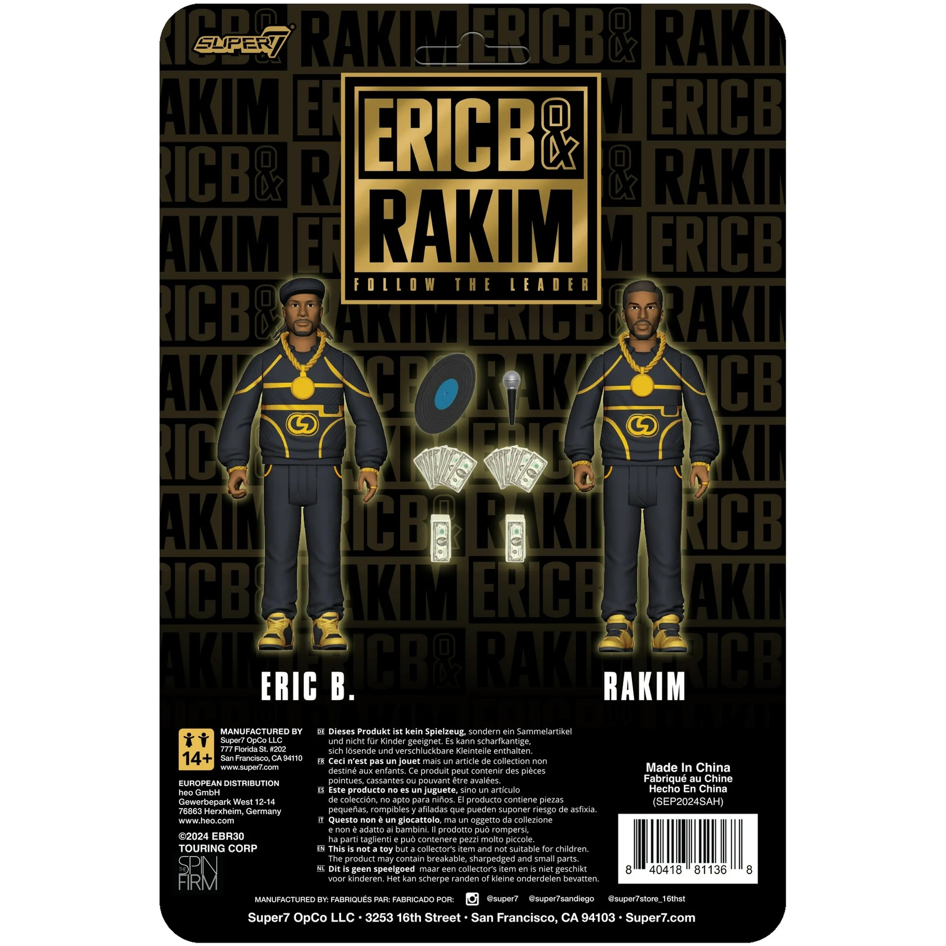 Super 7 Reaction Figures Eric B & Rakim