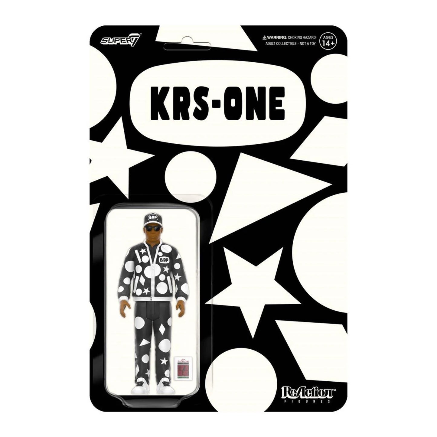 SUPER 7 REACTION FIGURES KRS-ONE (SELF DESTRUCTION)
