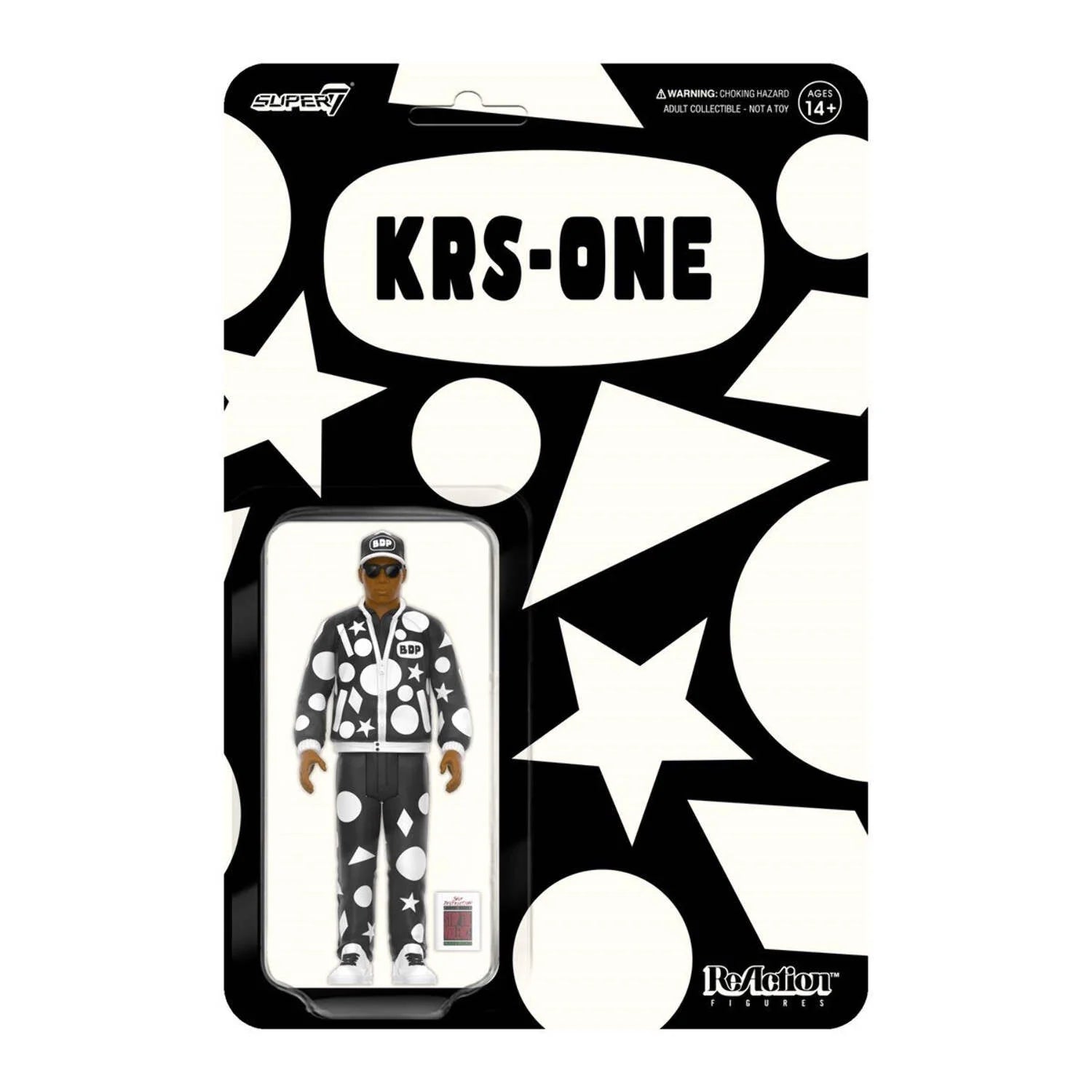 SUPER 7 REACTION FIGURES KRS-ONE (SELF DESTRUCTION)