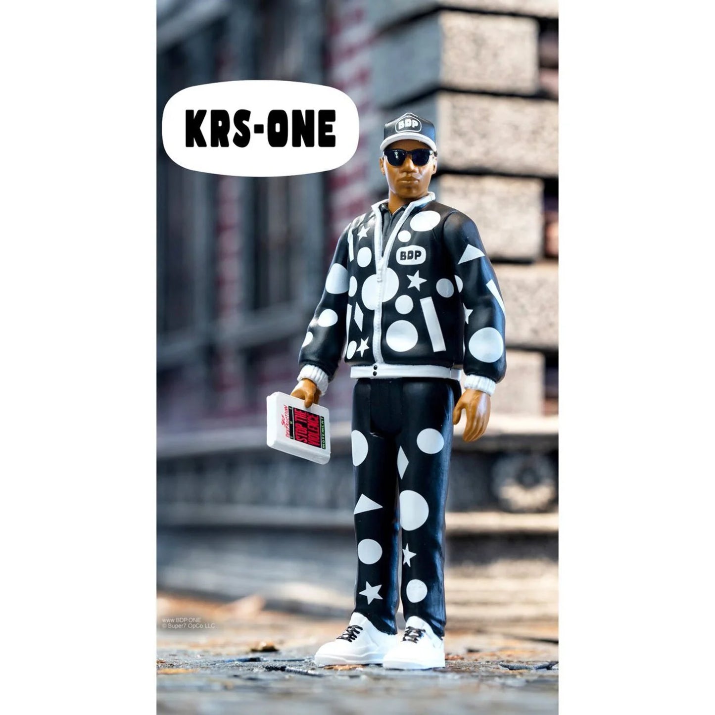 SUPER 7 REACTION FIGURES KRS-ONE (SELF DESTRUCTION)