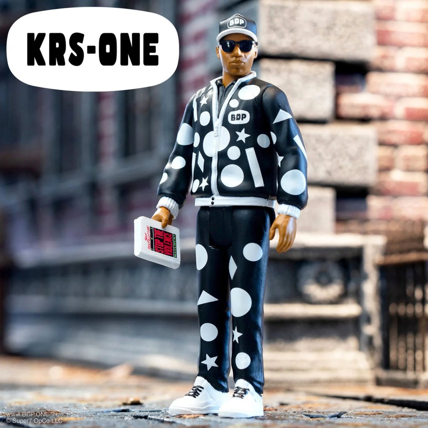 SUPER 7 REACTION FIGURES KRS-ONE (SELF DESTRUCTION)