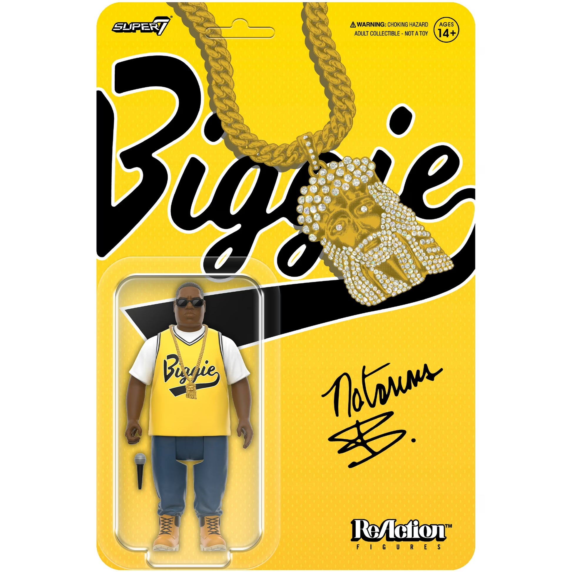 Super 7 Reaction Figure Notorious B. I. G Biggie