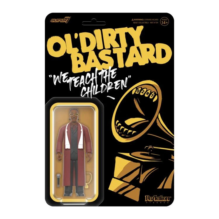 Super 7 Reaction Figures Ol' Dirty Bastard (We Teach the Children)