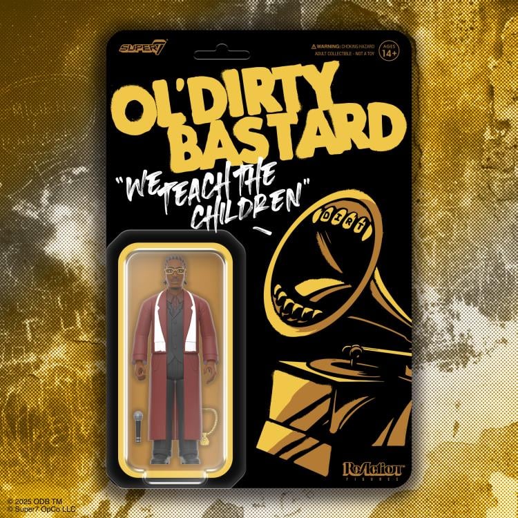 Super 7 Reaction Figures Ol' Dirty Bastard (We Teach the Children)