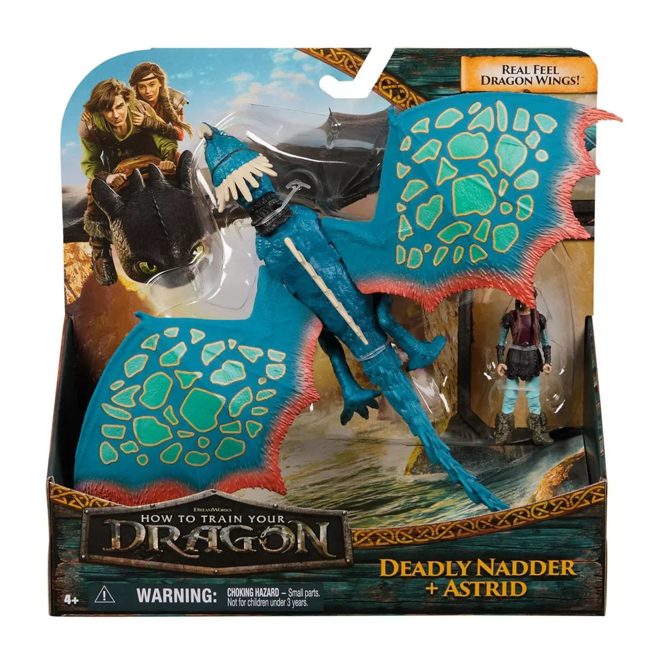 DreamWorks How to Train Your Dragon Deadly Nadder+ Astrid
