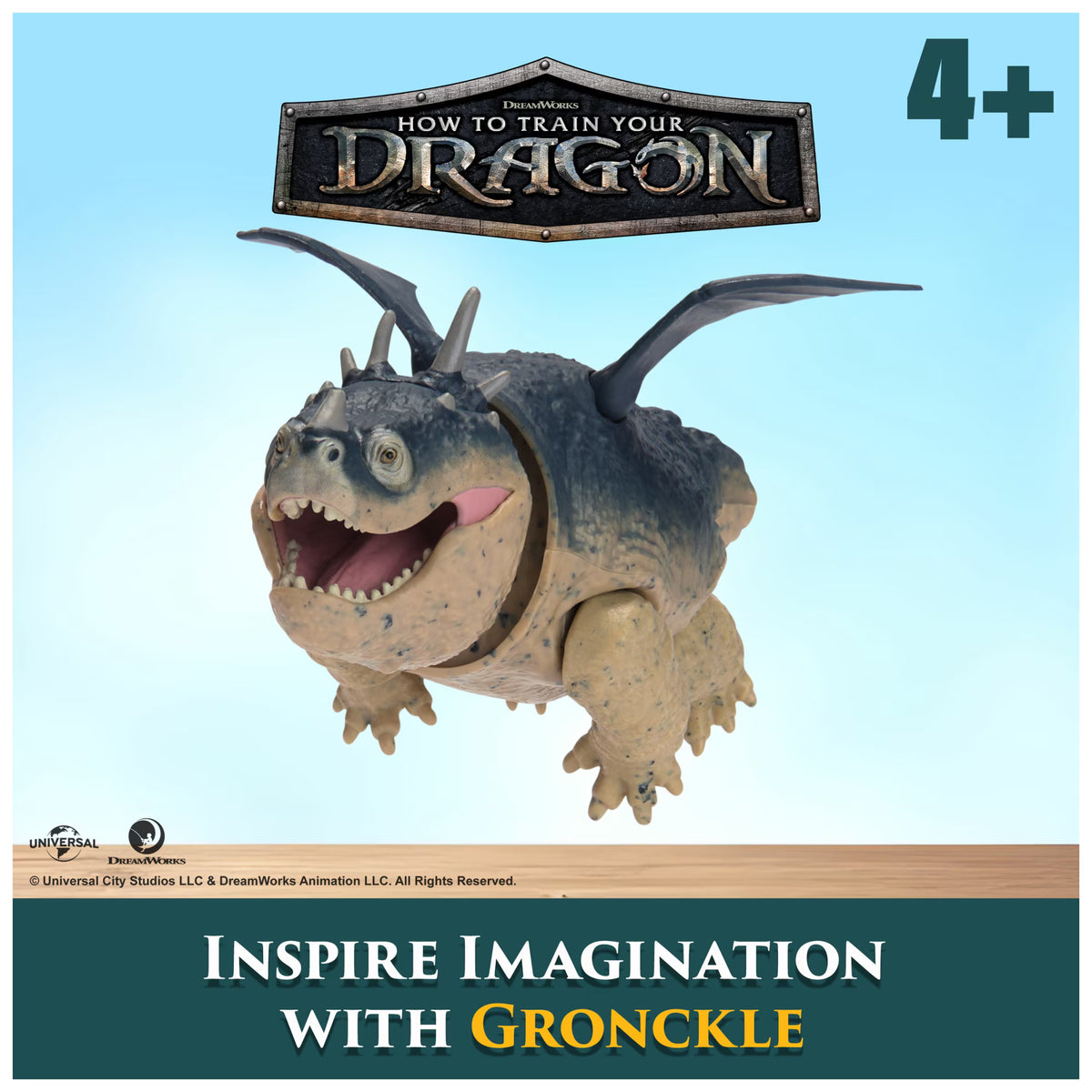 How To Train Your Dragon Gronckle (Blue)