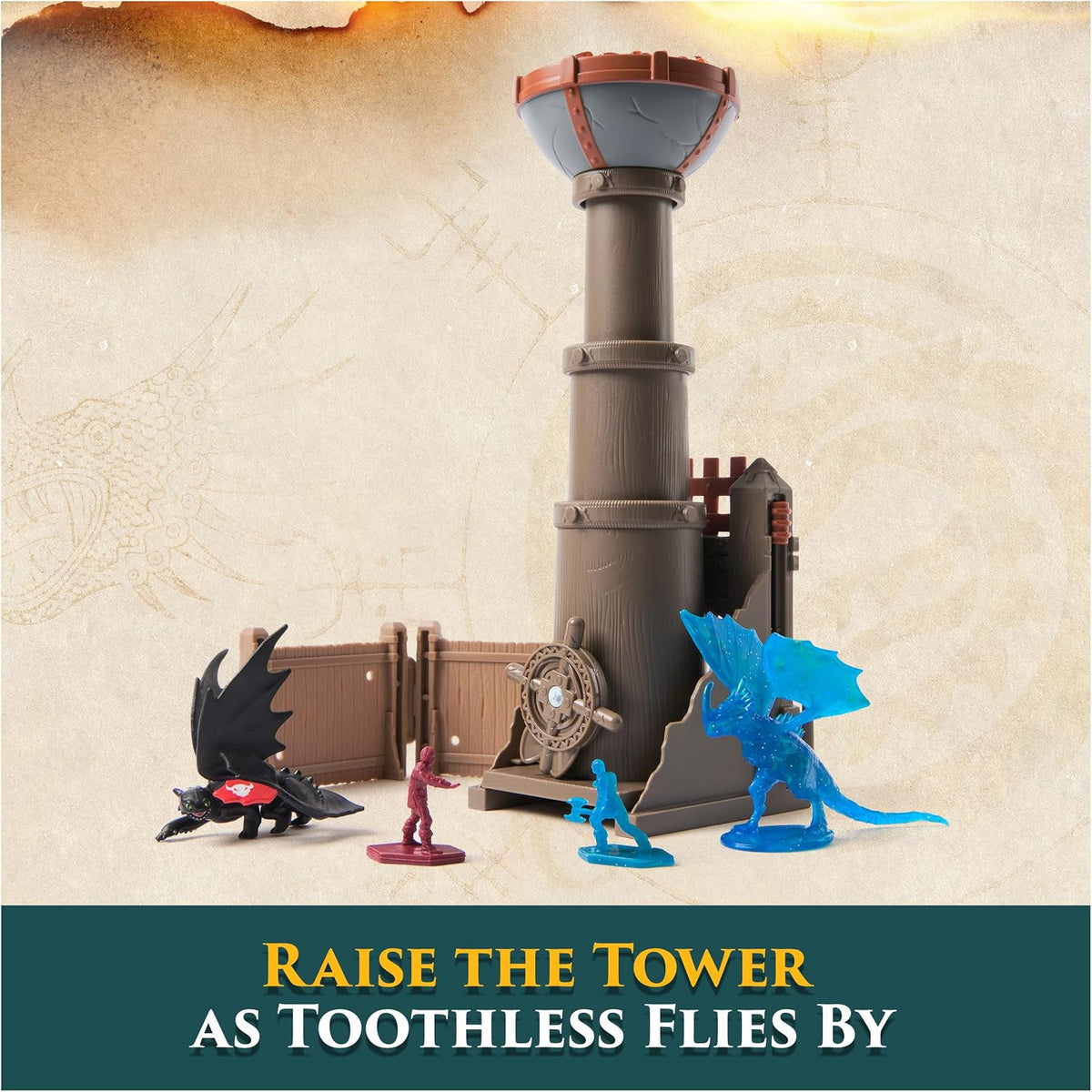 How to Train Your Dragon World of Berk Torch Tower Playset