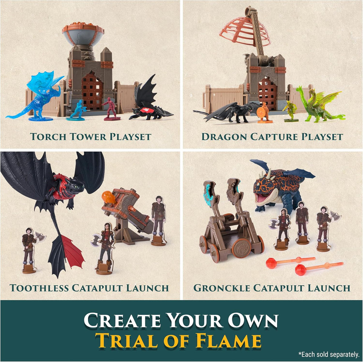 How to Train Your Dragon World of Berk Torch Tower Playset
