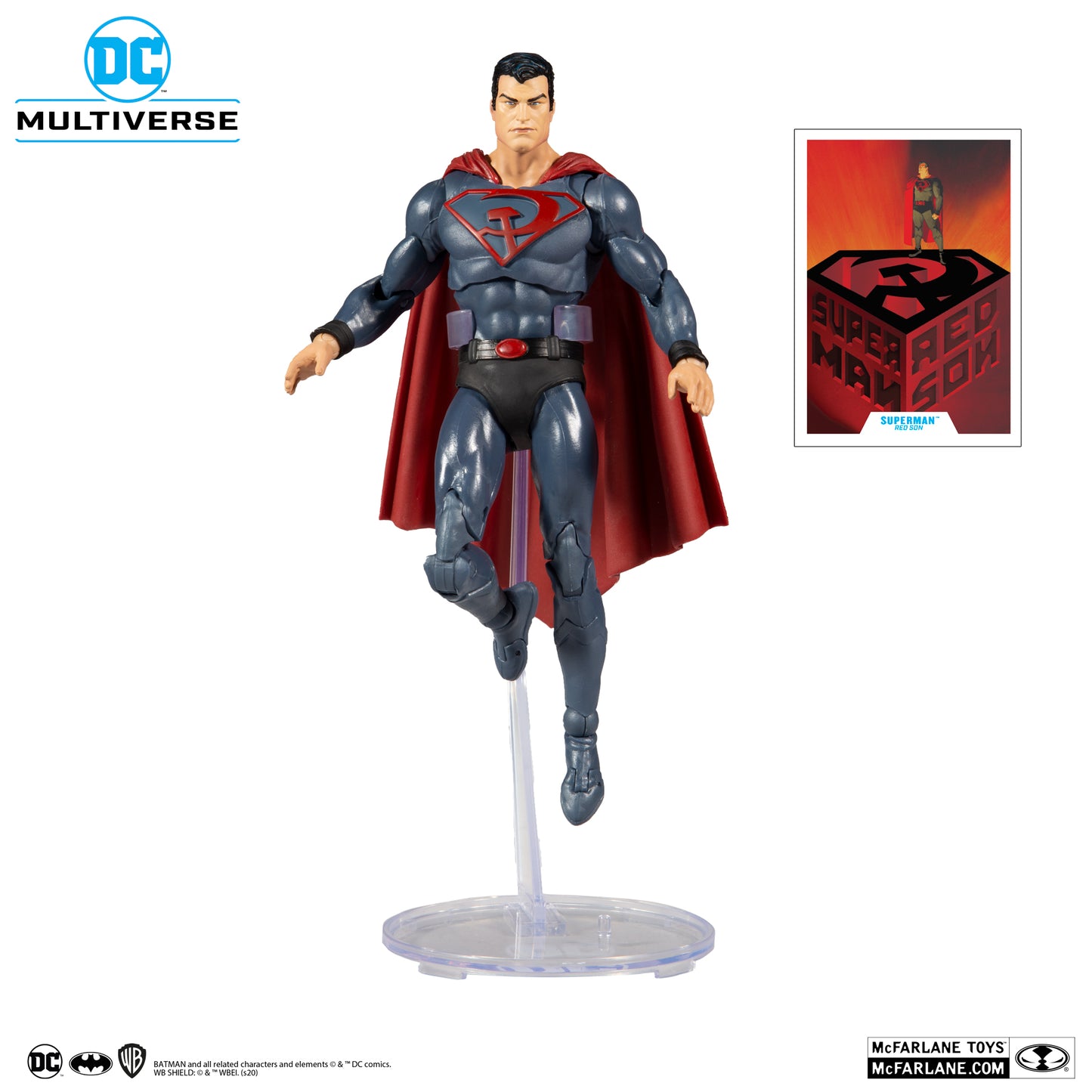 MCFARLANE TOYS DC MULTIVERSE RED SON: SUPERMAN