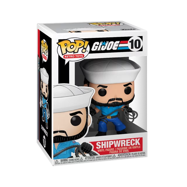 FUNKO POP! RETRO TOYS: G.I JOE - SHIPWRECK #10