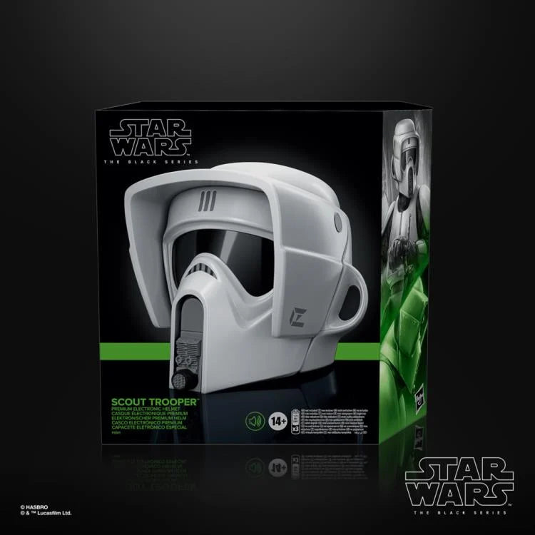 STAR WARS THE BLACK SERIES SCOUT TROOPER PREMIUM ELECTRONIC HELMET
