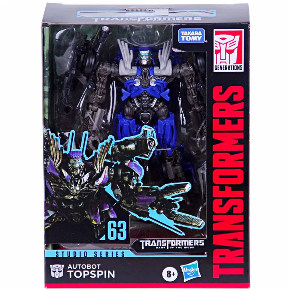 TRANSFORMERS STUDIO SERIES DARK OF THE MOON AUTOBOT TOPSPIN 63
