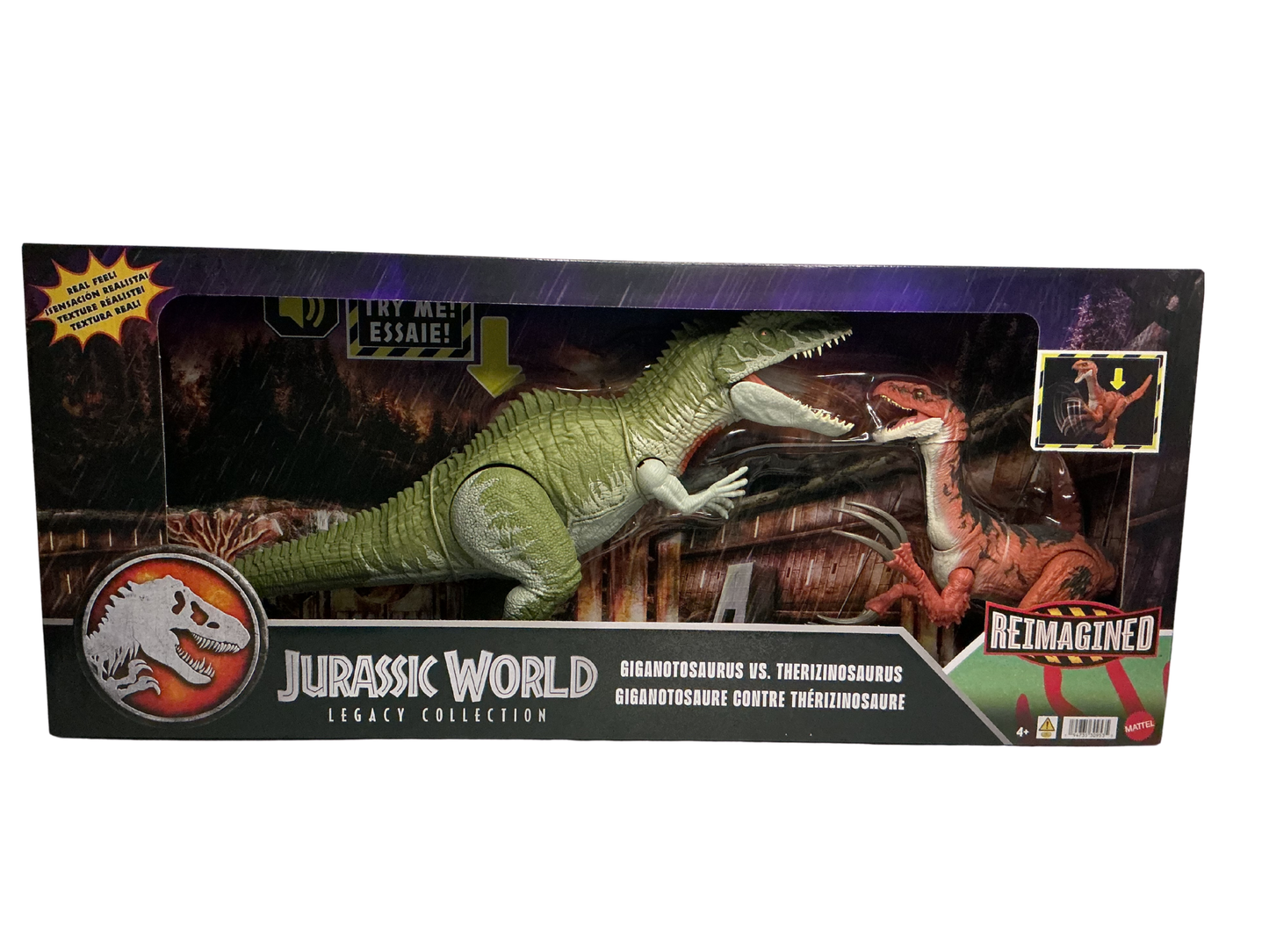 Jurassic World Legacy Collection Gigantosaurus VS. Therizinosaurus
