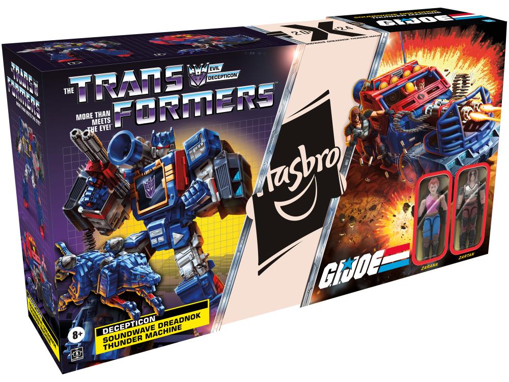 TRANSFORMERS X G.I.JOE  TRANSFORMERS DECEPTICON SOUNDWAVE DREADNOK THUNDER MACHINE